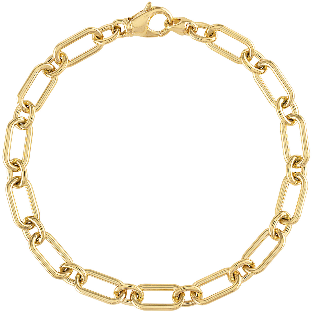 Grace 14k Gold Charm Bracelet