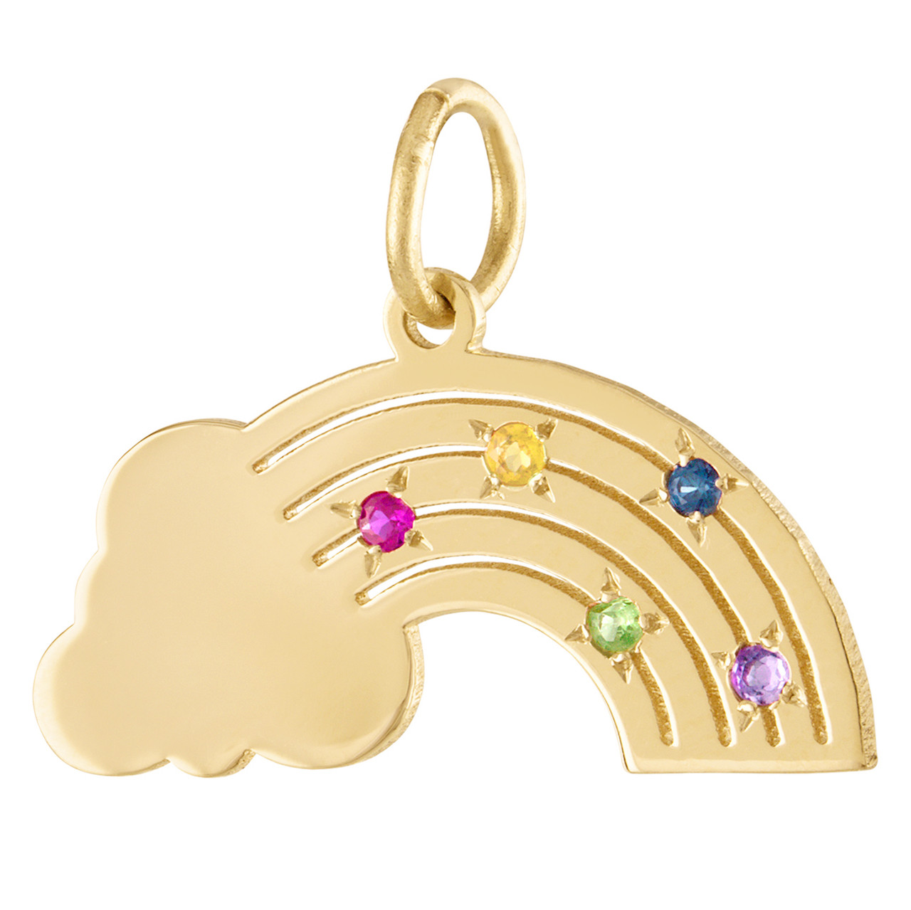 Rainbow Pride Heart Enamel Charms - Set of 5 - Rainbow Heart Charms - Gold  Enamel Charms for Keychains