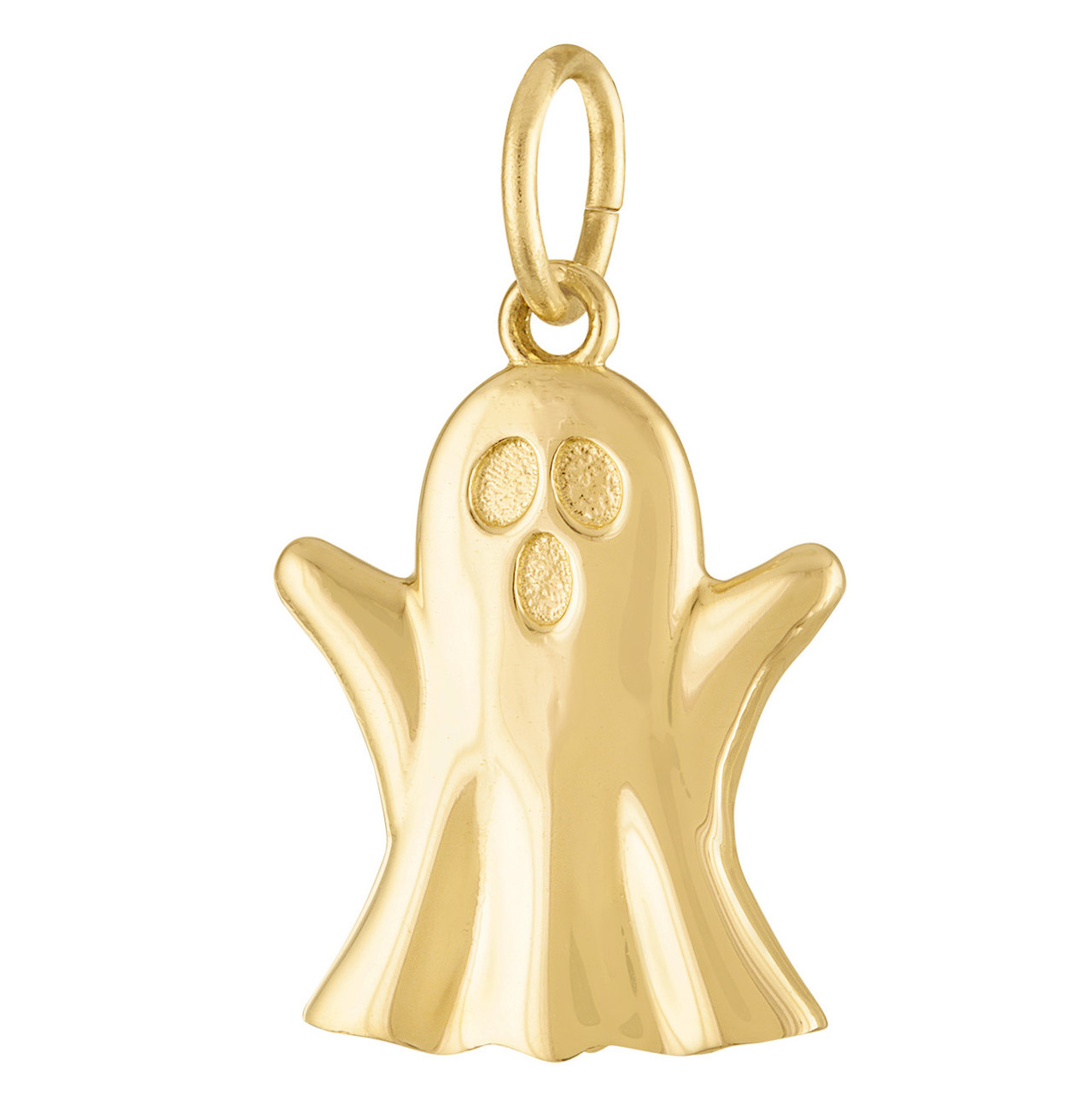 Ghost 14K Gold Charm
