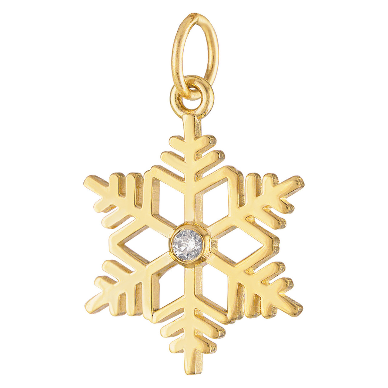 DICOSMETIC 16pcs 2 Colors Snowflake Charms Pendants Stainless Steel Gold Color Christmas Snowflake Charms DIY Jewelry Making