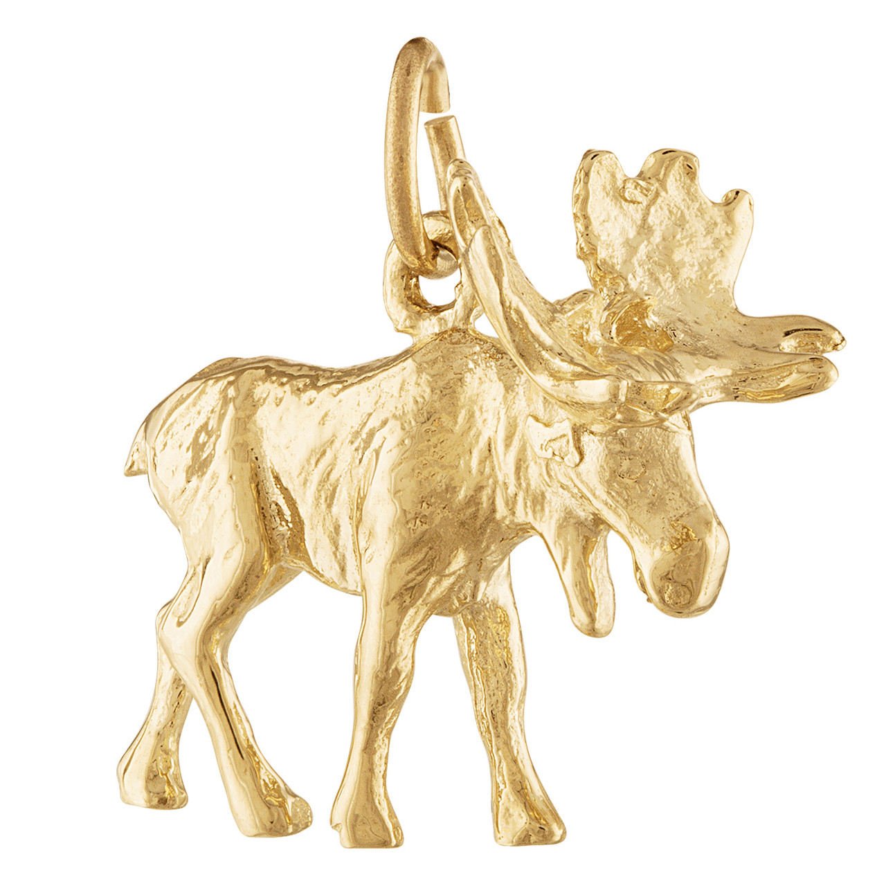 Moose Charm | Gold Moose Charm | Canada Charm