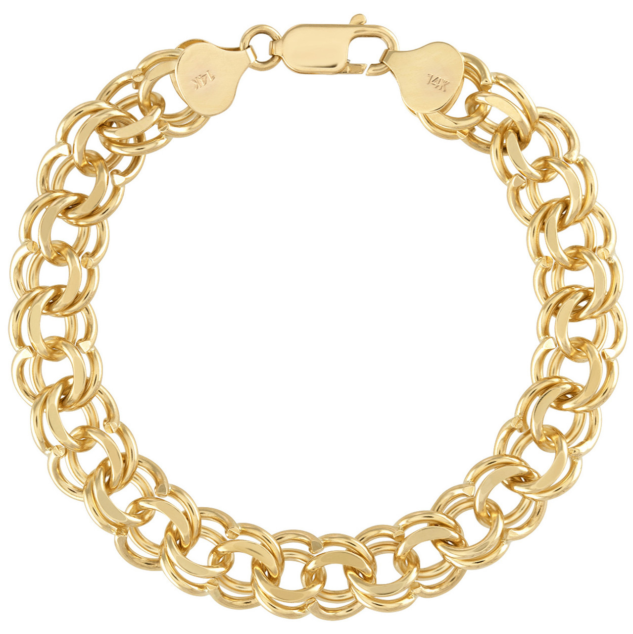 14K Gold Charm Bracelet