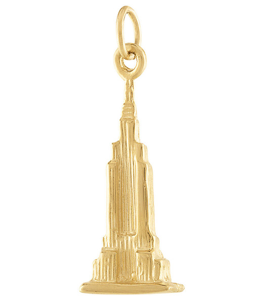 Empire State Building 14K Gold Charm