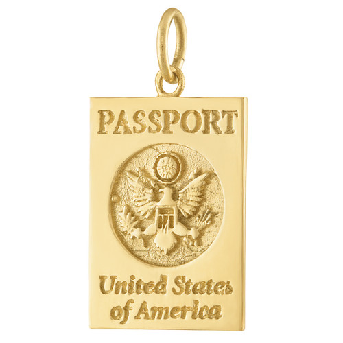 US Capitol 14K Gold Charm | Famous Buildings Charms | Travel
