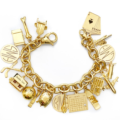 Golf Club bag Charm, Charm Bracelet, Necklace, Keychain - Golf Player Coach  mom Jewelry Gifts for Girls Women