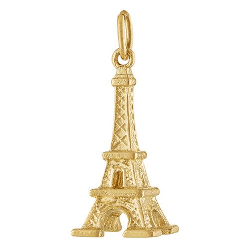Eiffel Tower 14K Gold Charm