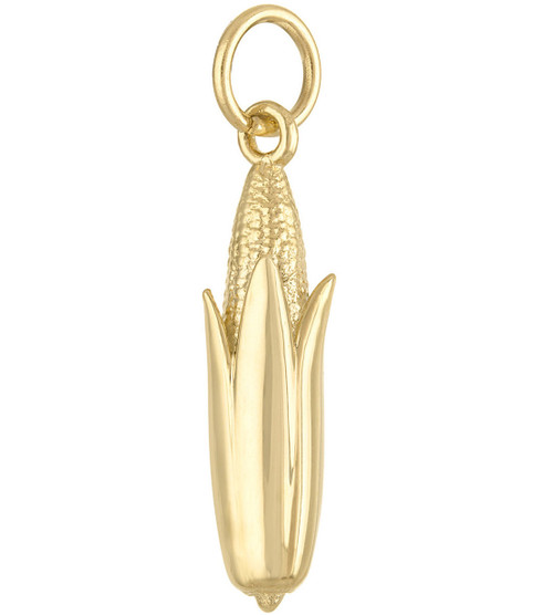 Corn on the Cob 14K Gold Charm