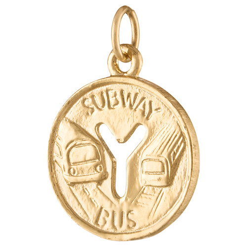 Silver C Logo Athletique Charm - GBNY