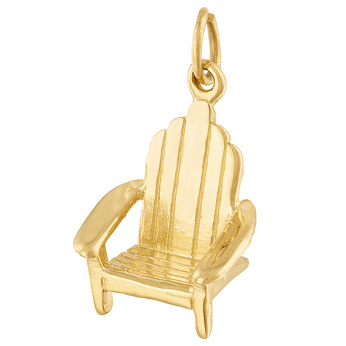 Adirondack Chair 14K Gold Charm