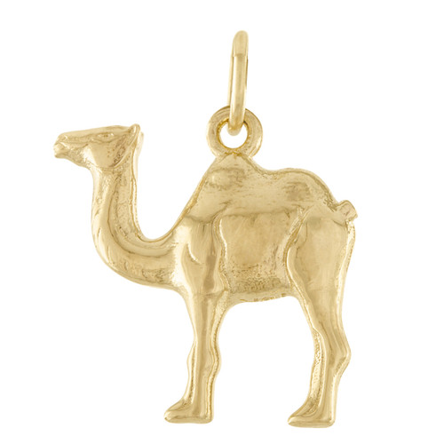 Camel 14K Gold Charm
