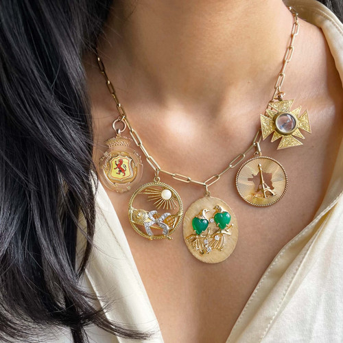Charleston Enamel Charm Necklace | HART Custom Charm Jewelry