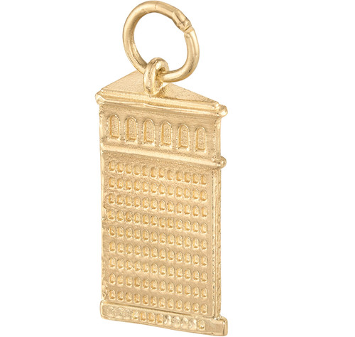 Flatiron Building 14K Gold Charm