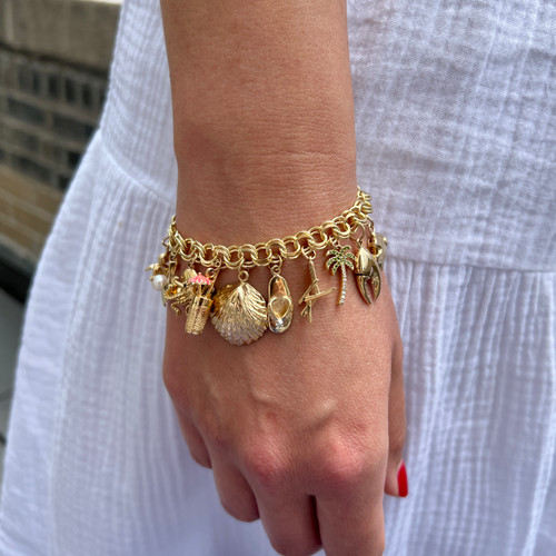 Charm Bracelet | Gold Charm Bracelet | Charm Bracelet 14k Gold