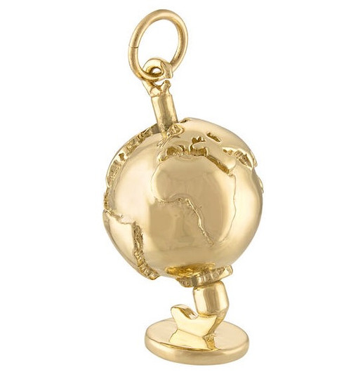 Golden Globe 14K Gold Charm