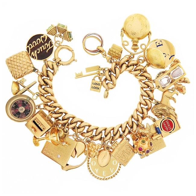 Lovelock 18ct Gold Charm Bracelet