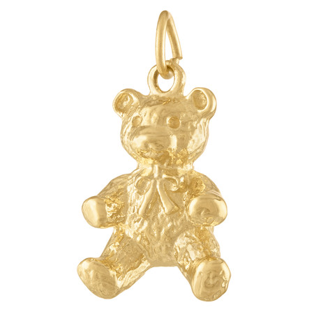 14ky Baby Bear Charm Bracelet