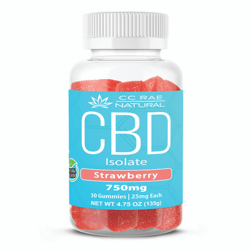 CBD Isolate Strawberry Gummy 750mg