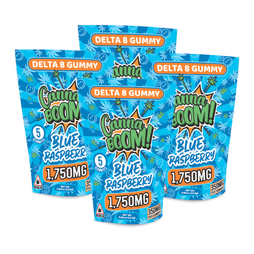 7,000mg D8 Gummy 20ct | Blue Raspberry