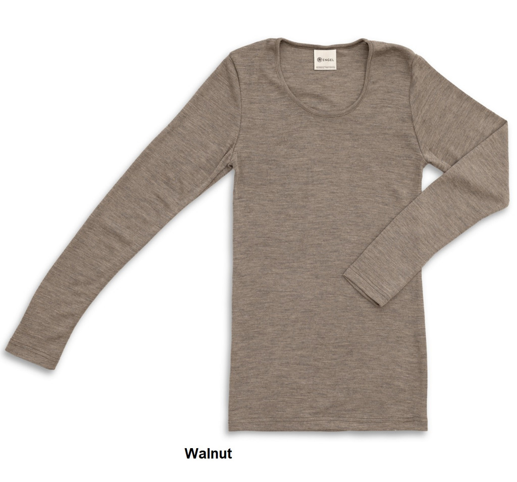 Engel Organic Wool/Silk Women's Long Sleeved Shirt 