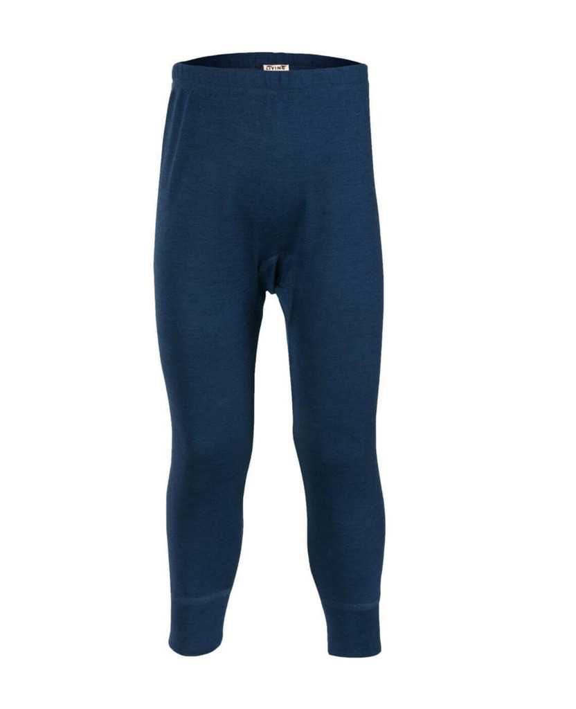 Kids' Organic Wool/ Silk Long Johns
Color: blue