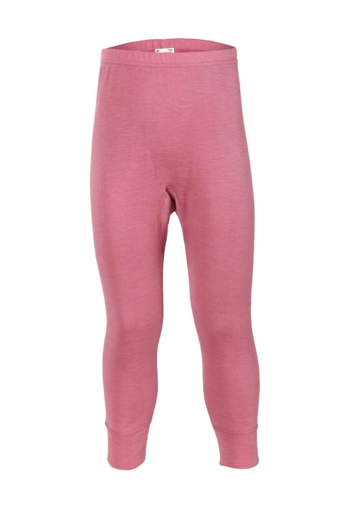 Kids' Organic Wool/ Silk Long Johns
Color: light pink