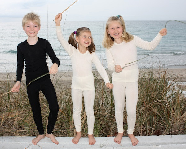 Ruskovilla Organic Wool/Silk  Underwear Shirt for Children