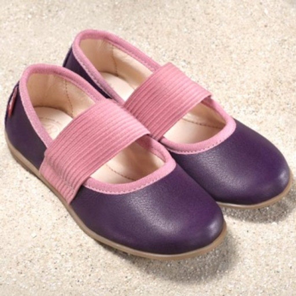 Natural Leather Children's Ballerina Shoes