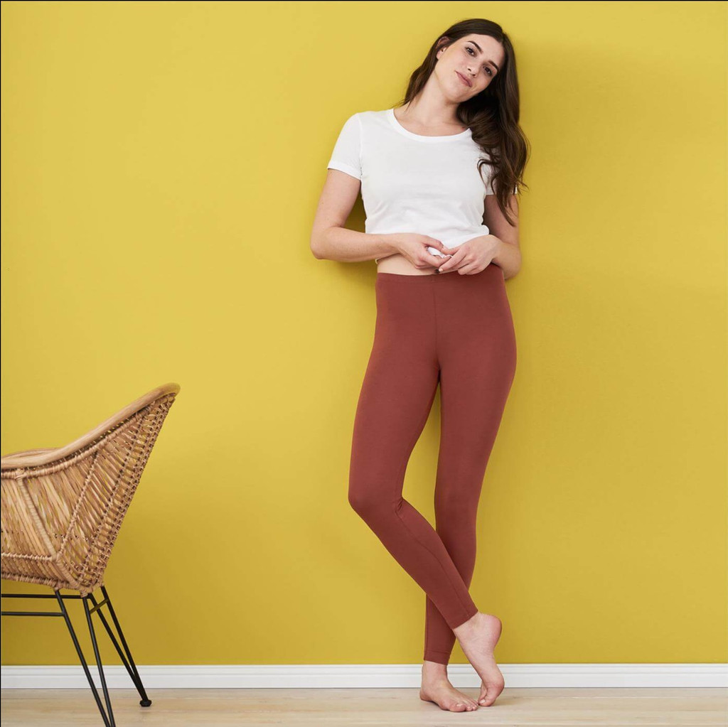 Skin Colour Leggings with Elasticated Waistband | Order Now – The Pajama  Factory