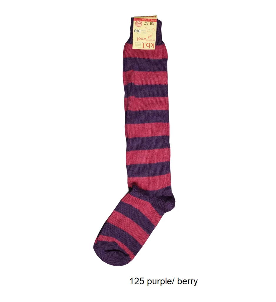 Knee High 100% organic wool socks