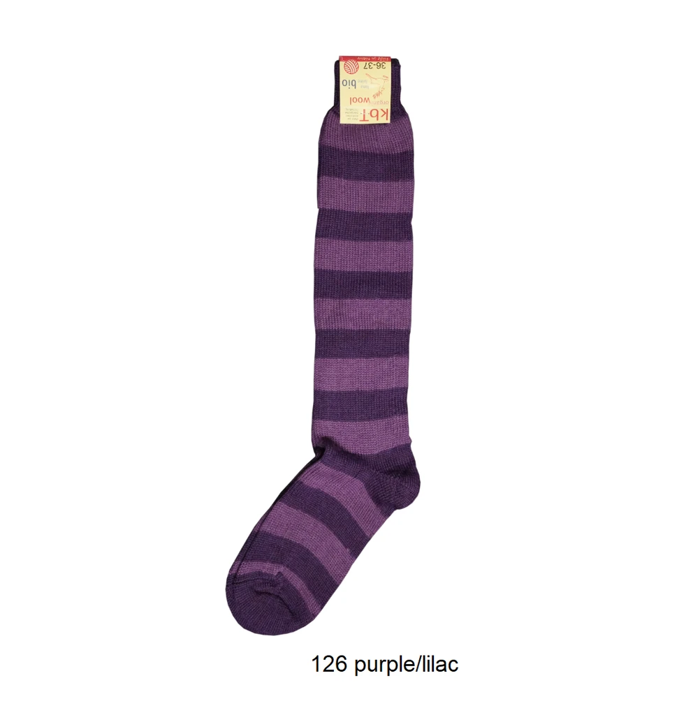 Knee High 100% organic wool socks