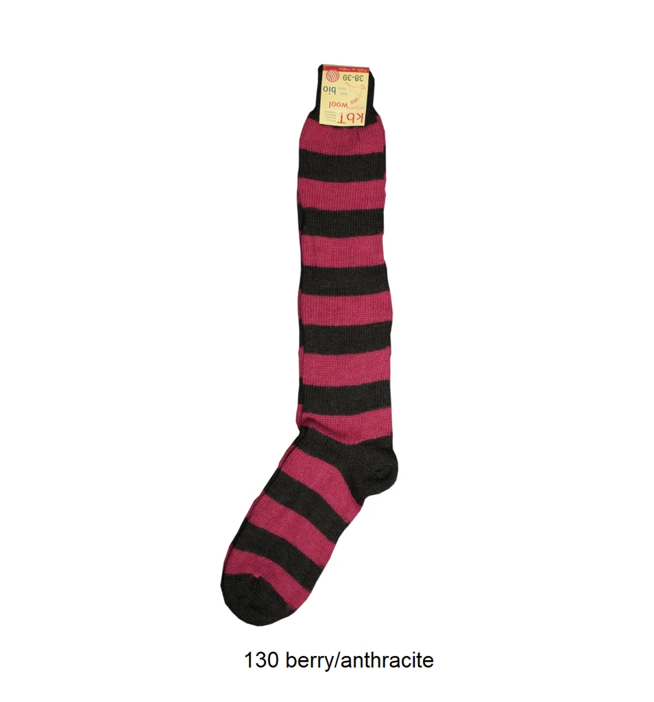 Knee High 100% organic wool socks