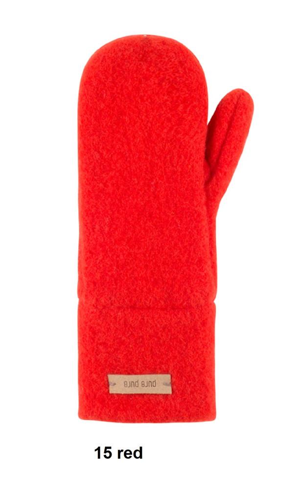 Adults Organic Wool Mittens
Color: 15 red