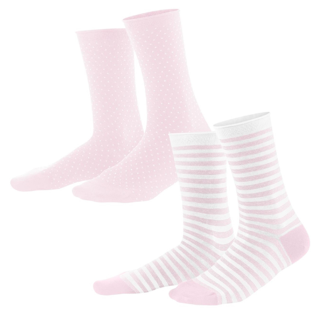  Organic Cotton Women Socks
Color: 772 rosé/white