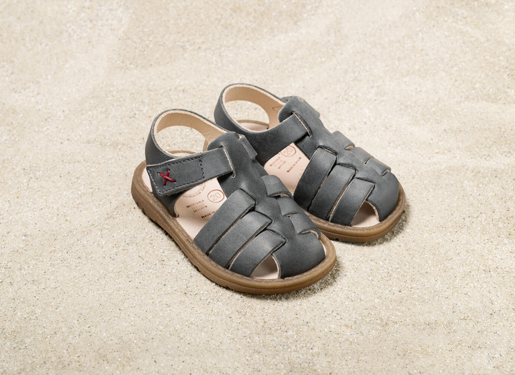 Kids Natural Leather Sandals