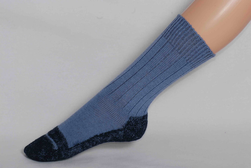 Organic Merino Wool Socks
Color: 16 Sky/Dk. Blue