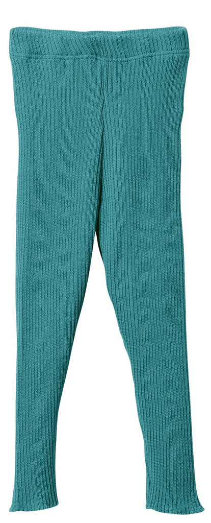 Organic Merino Wool Knitted Leggings
Color: Lagoon