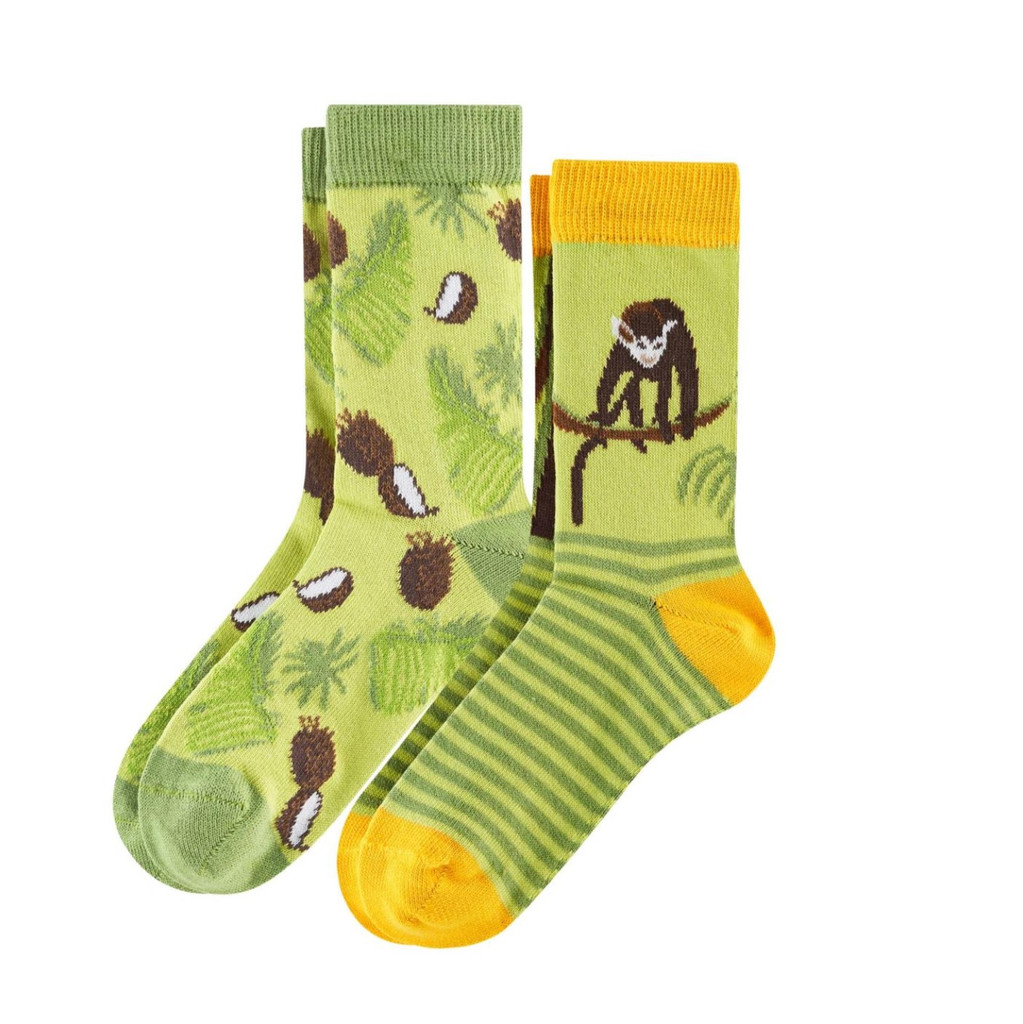 Kids Organic Cotton Sneaker Socks
Color: 814 monkey