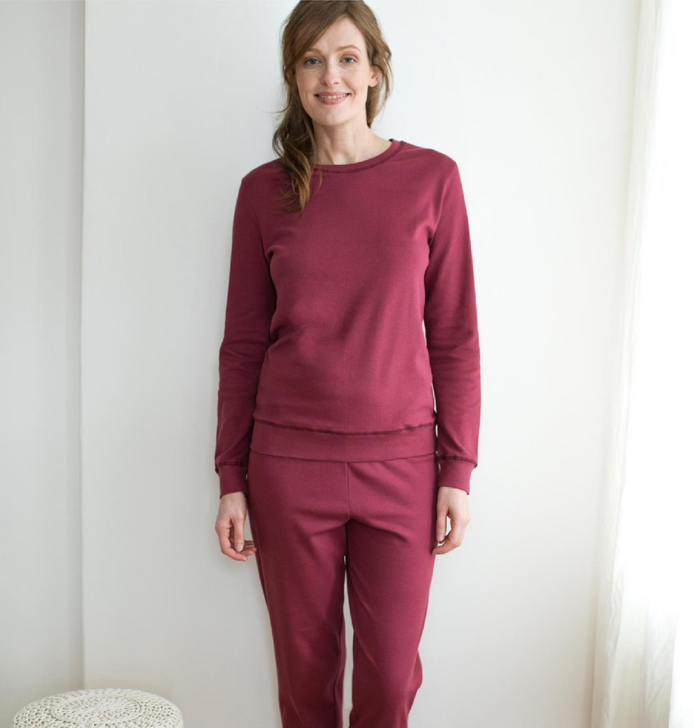 Organic Cotton Women Pajamas
Color: 540 winter rose