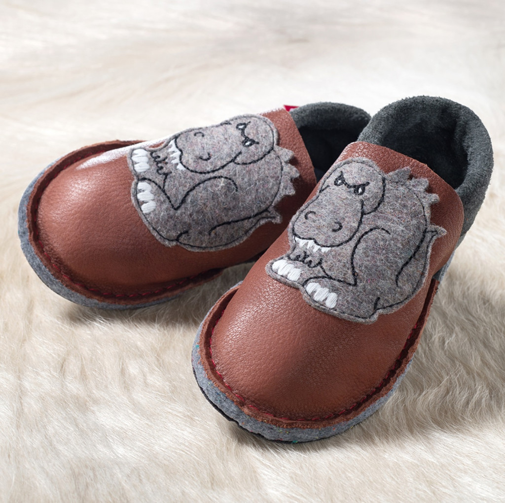 Handmade Natural Leather Indoor Slippers