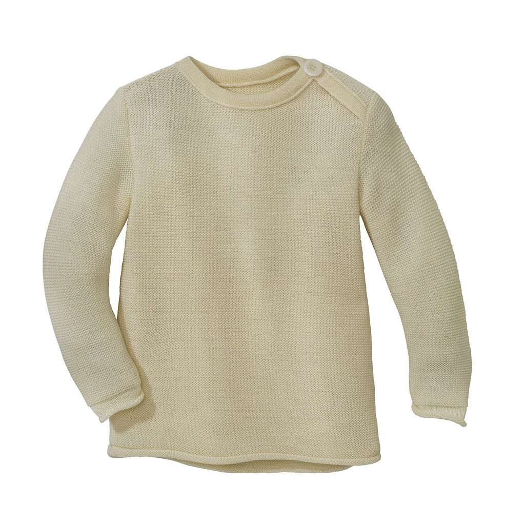Disana Organic Wool Melange Sweater
Color: 111 Natural