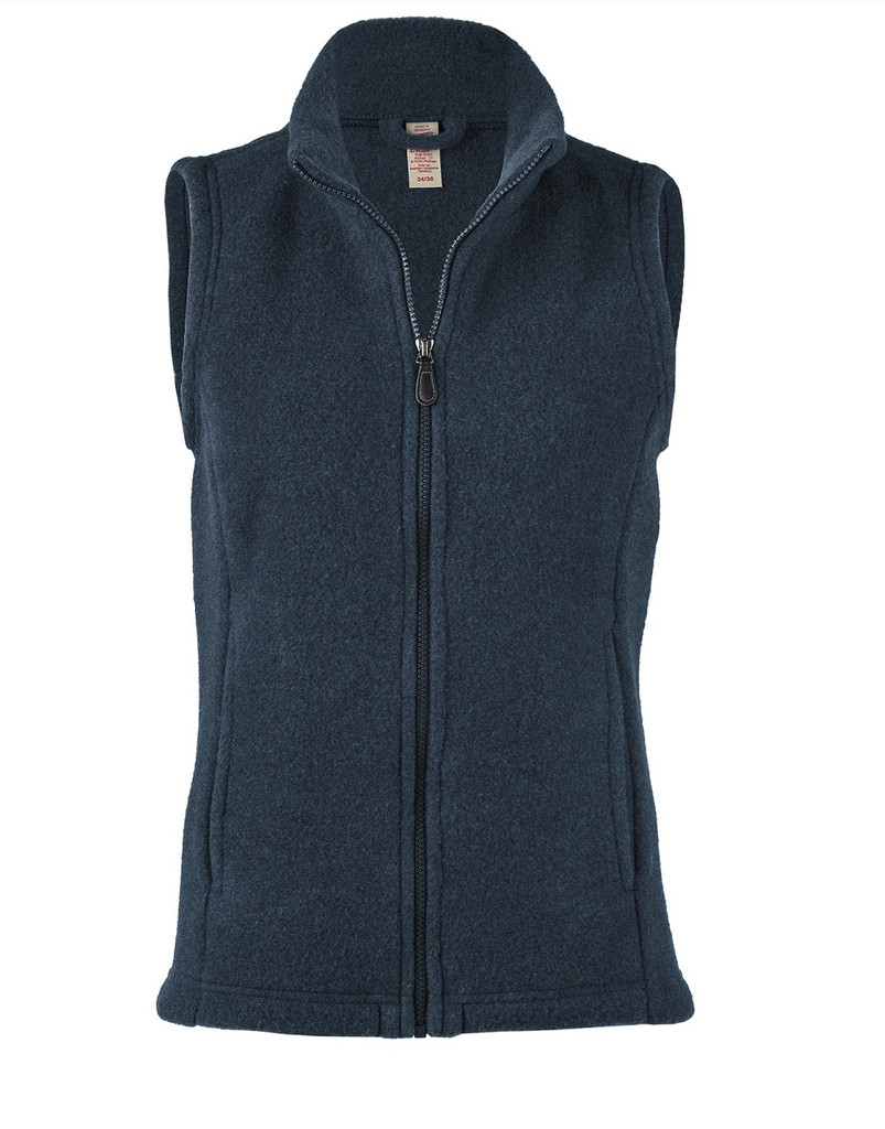 Organic Thick Wool Fleece Women's Vest