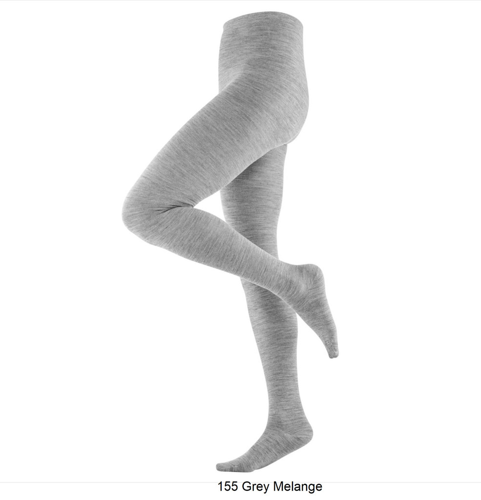Women's Organic Wool Cotton Tights
Color: 155 Grey Melange