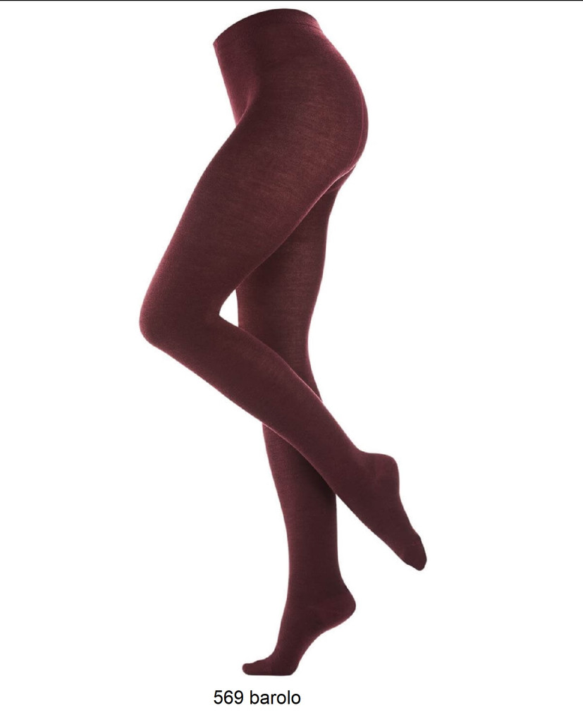 Women's Organic Wool Cotton Tights
Color: 569 barolo