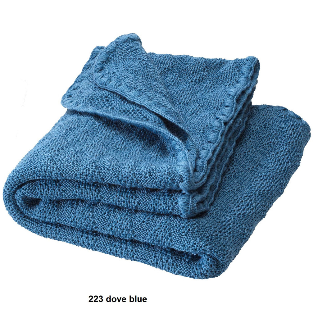 Organic Wool Knitted Blanket
