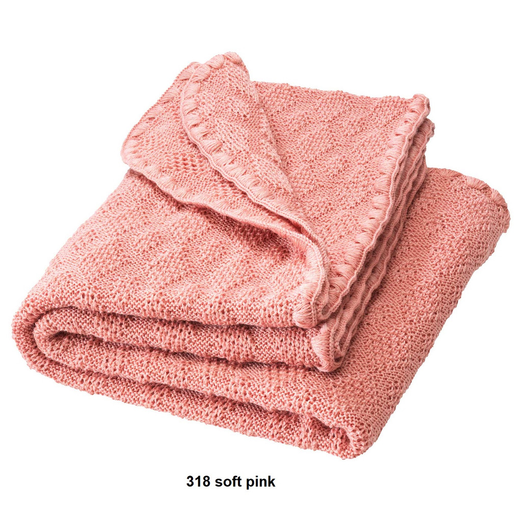 Organic Wool Knitted Blanket