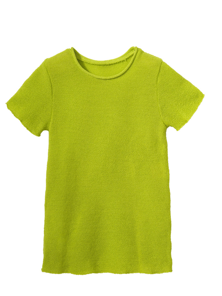 Disana Organic Wool Short Sleeve Jumper
Color: 521 granny smith