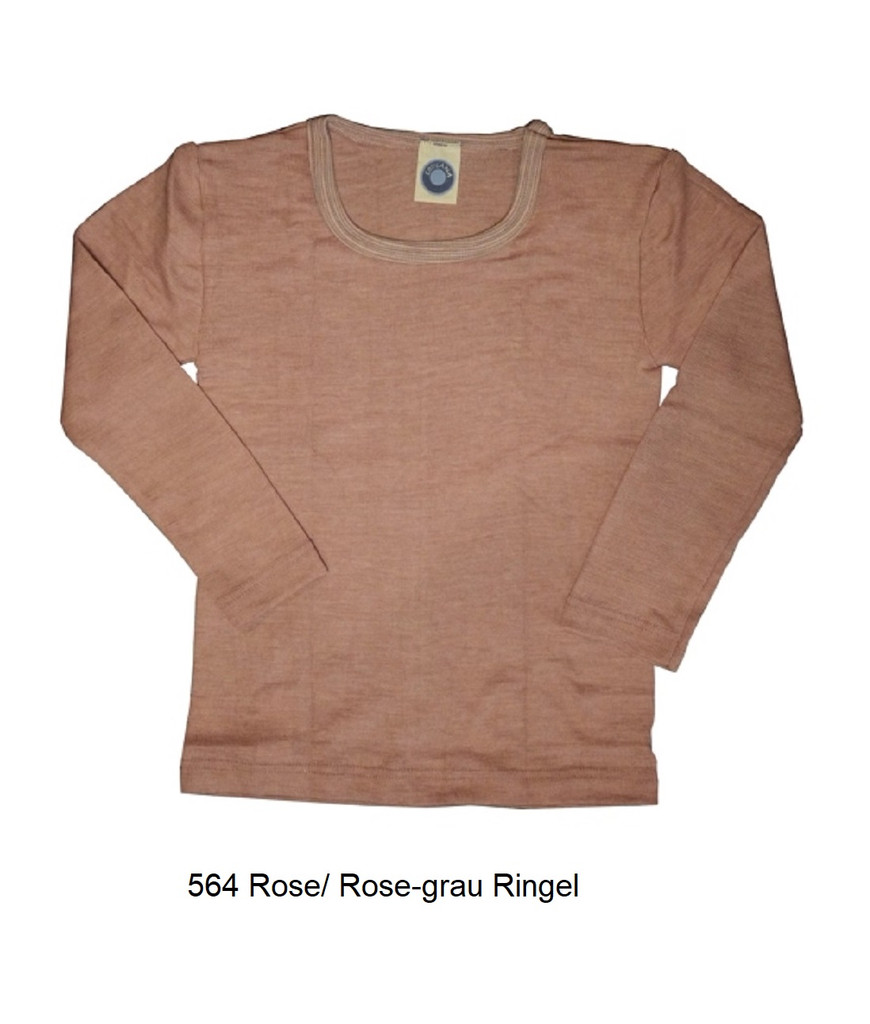 Organic Wool/ Silk Kids Long Sleeve Shirt