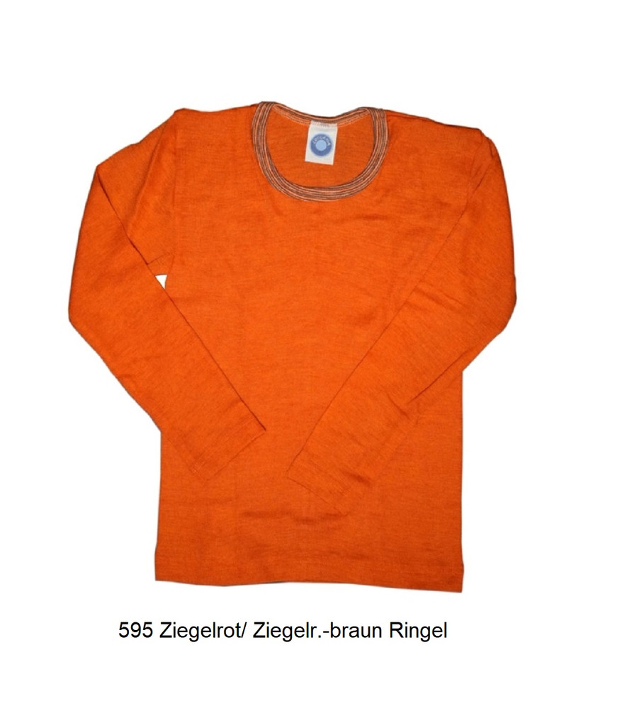 Organic Wool/ Silk Kids Long Sleeve Shirt