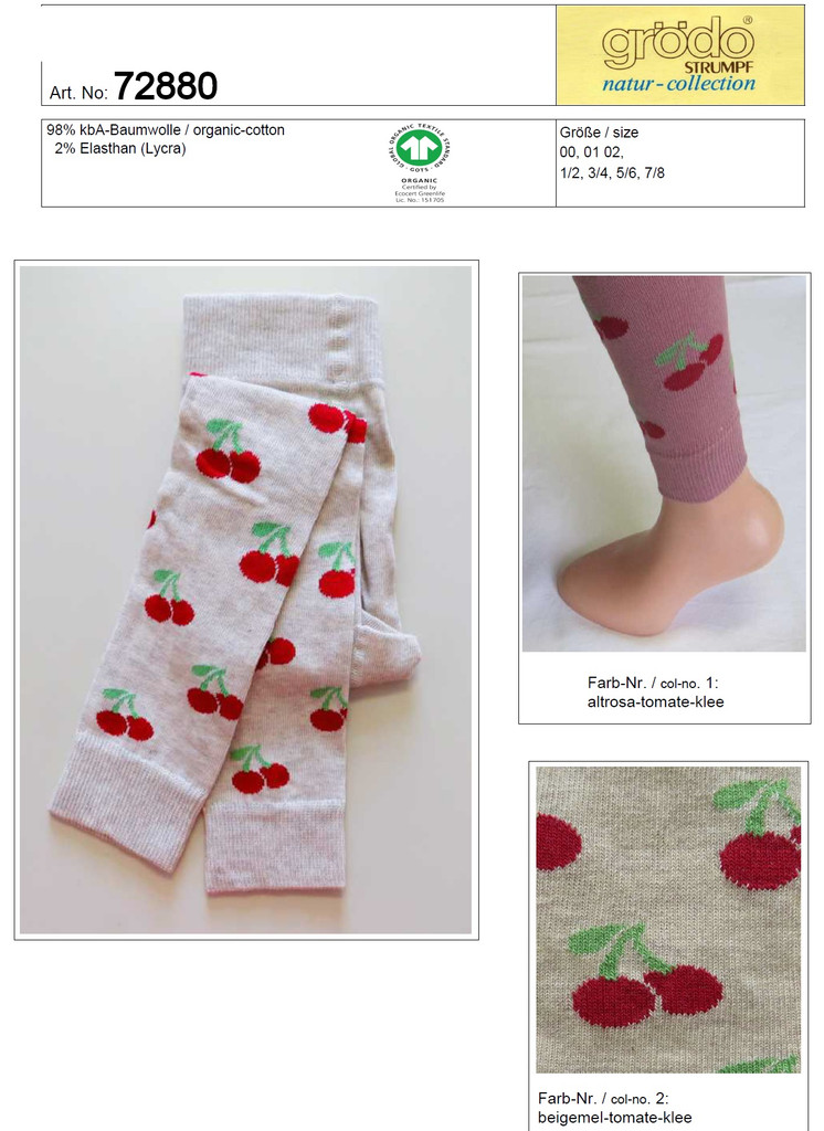 Organic Cotton Kids Leggings 