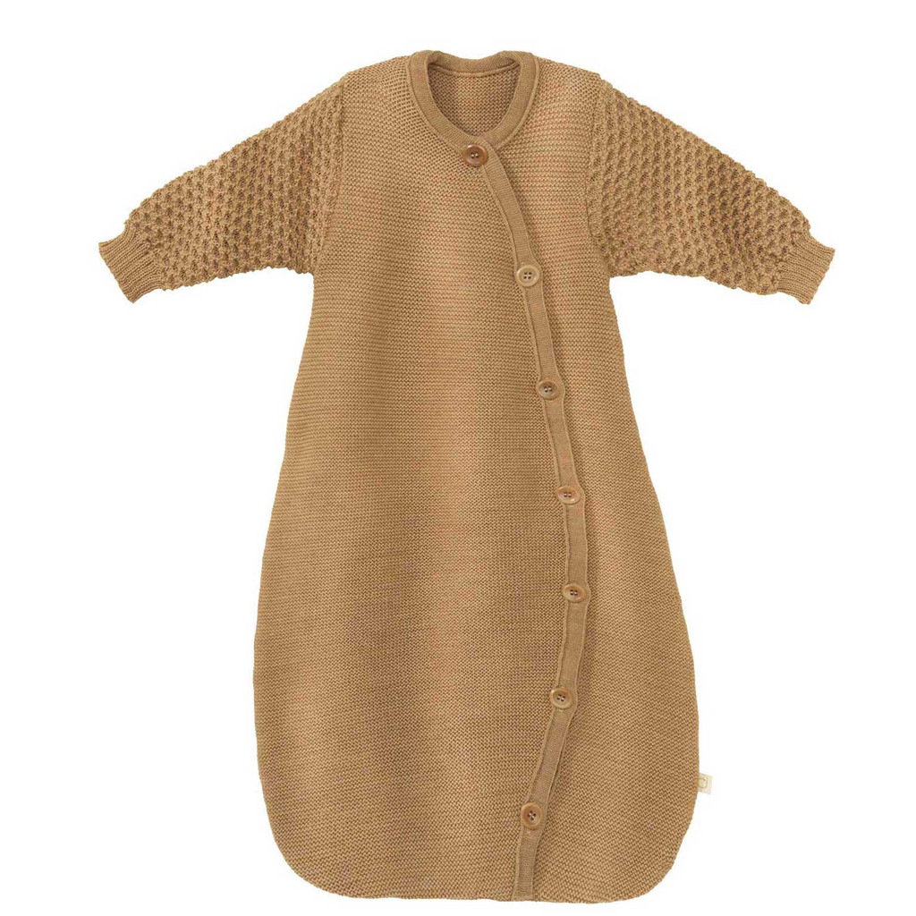 Disana Organic Wool Baby Long Sleeve Sleeping Bag
Color: 421 Caramel